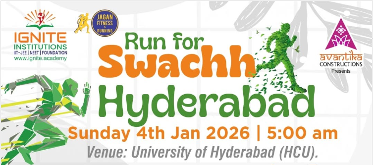 Run for Swachh Hyderabad